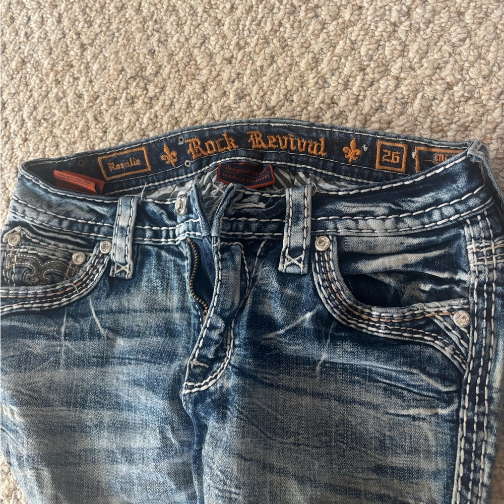 Rock Revival Women's Boot Cut Jeans in Blue